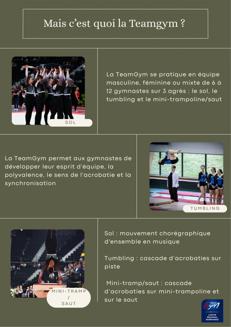 Passionné de gym ? Viens découvrir la Teamgym !