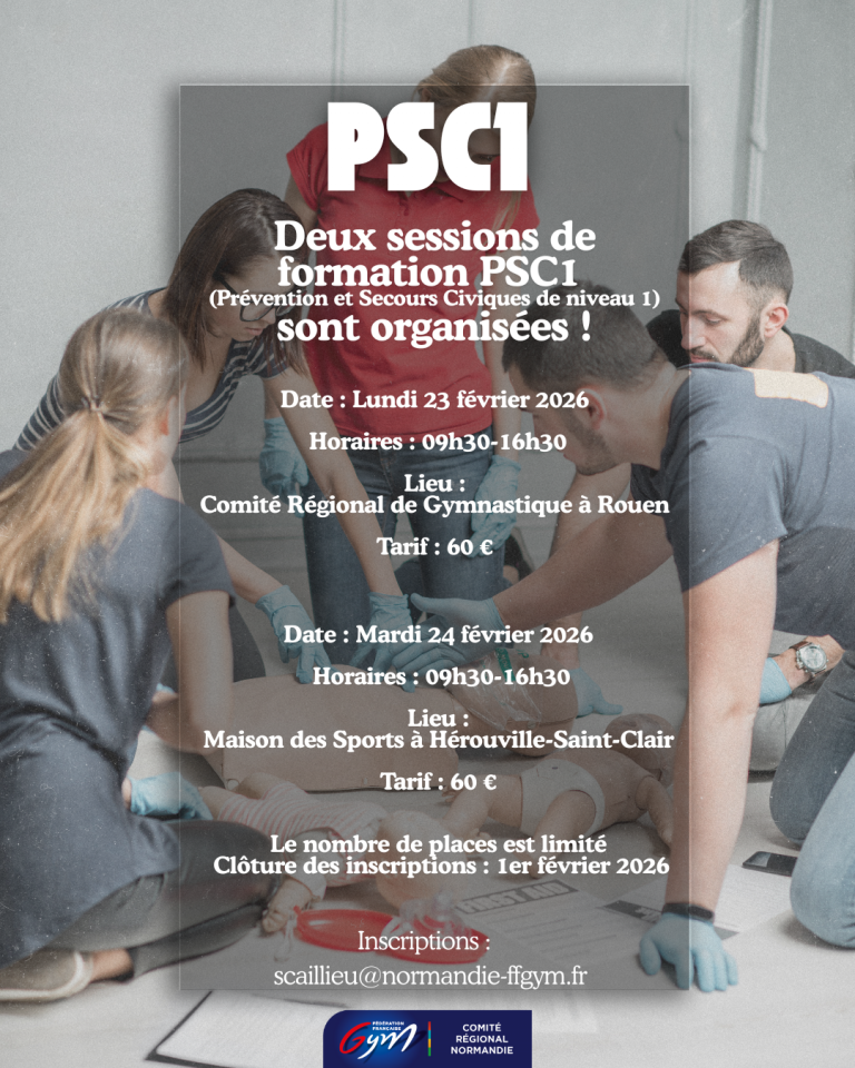 Formations PSC1 – Février 2026