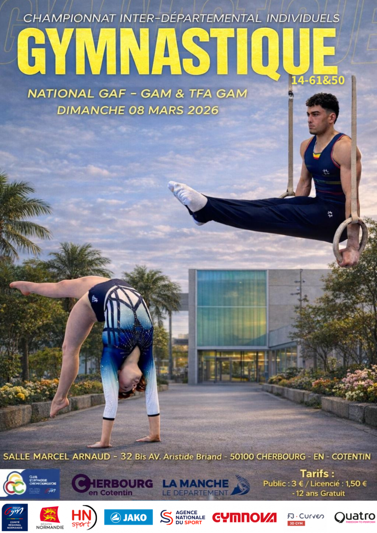 Championnat Inter-départemental GAM / GAF (14-61-50) – Cherbourg